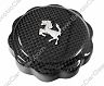 Exotic Car Gear Oil Cap Cover with Horse Logo (Dry Carbon Fiber)