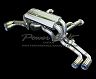 Power Craft Hybrid Exhaust Muffler System with Valves and Tips (Stainless) for Ferrari 360