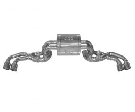 Tubi Style Exhaust System with Valves - Loud Version (Stainless) for Ferrari 360 Challenge Stradale