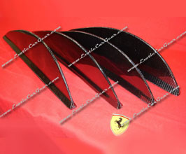 Exotic Car Gear Rear Diffuser Fins (Dry Carbon Fiber) for Ferrari 360