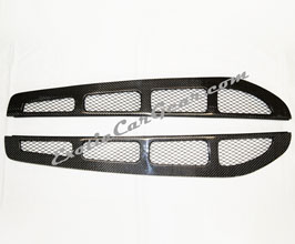 Exotic Car Gear Rear Window Louvers (Dry Carbon Fiber) for Ferrari 360