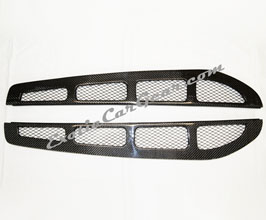 Exotic Car Gear Rear Window Louvers (Dry Carbon Fiber) for Ferrari 360 Spider