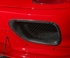 Liberty Walk LB Front Bumper Duct Cover (Carbon Fiber) for Ferrari 360