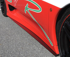 Auto Veloce SVR Super Veloce Racing Side Skirts (Carbon Fiber) for Ferrari 360 Challenge Stradale