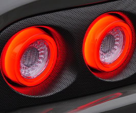 Crystal Eye Auto Jewelry Fiber LED Taillights for Ferrari 360