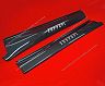 Exotic Car Gear Door Sills with Raised Logo (Dry Carbon Fiber) for Ferrari 360