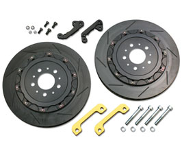 Biot 2-Piece Gout Type Brake Rotors with Up-Size Rotor Offset Kit - Rear 355m for Ferrari 360 Modena