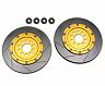 Biot 2-Piece Gout Type Brake Rotors with Up-Size Rotor Offset Kit - Rear 370mm for Ferrari 360 Challenge