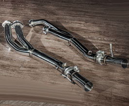 Fi Exhaust Ultra High Flow Cat Bypass Downpipes (Stainless) for Ferrari 456
