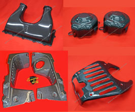 Exotic Car Gear Latch Cover Panel (Dry Carbon Fiber) for Ferrari 458