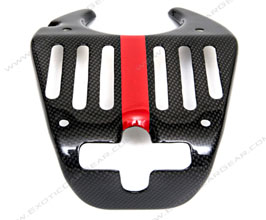 Exotic Car Gear Latch Cover Panel with Speciale Stripe (Dry Carbon Fiber) for Ferrari 458