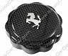 Exotic Car Gear Oil Cap Cover with Horse Logo (Dry Carbon Fiber)