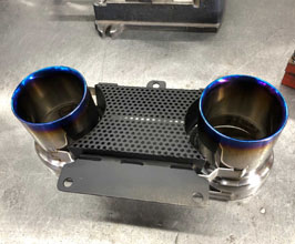Brilliant Exhaust End Tail Pipe Tips with Mesh (Stainless) for Ferrari 458 Italia / Spider