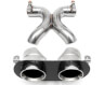 FABSPEED Challenge Style Dual Exhaust Tips (Stainless) for Ferrari 458 Italia