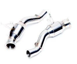 iPE Exhaust Cat Bypass Pipes with Mufflers (Stainless) for Ferrari 458