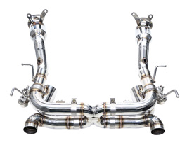 iPE F1 Valvetronic Muffler Section with Cat Pipes (Stainless) for Ferrari 458 Speciale