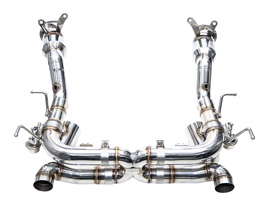 iPE F1 Valvetronic Muffler Section with Cat Pipes (Stainless) for Ferrari 458