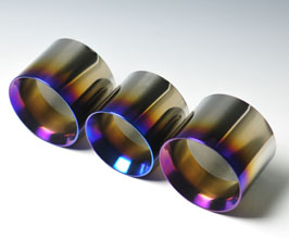 NOBLESSE Exhaust Tip Covers (Titanium) for Ferrari 458