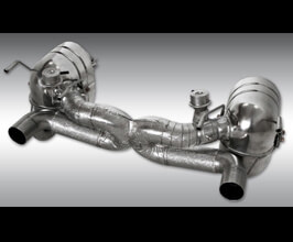 Novitec Power Optimized Exhaust System with Valve Flaps (Stainless) for Ferrari 458