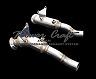 Power Craft Racing Straight Catalyzer Bypass Pipes (Stainless) for Ferrari 458 Italia