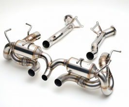 ROWEN PREMIUM01S Exhaust System with Valves - Regular Spec (Stainless) for Ferrari 458