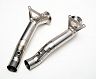 ROWEN PREMIUM01TR Heat Blue Titan Straight Pipes - Racing Spec (Titanium) for Ferrari 458 Italia