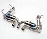 ROWEN PREMIUM01TR Heat Blue Titan Exhaust System with Valves - Racing Spec (Ti) for Ferrari 458 Italia