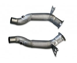Tubi Style High Flow Cat Bypass Pipes (Stainless) for Ferrari 458