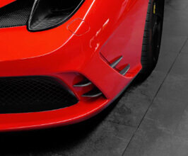 Capristo Front Fins (Carbon Fiber) for Ferrari 458