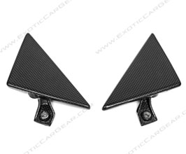 Exotic Car Gear Outer Door Triangle Trim (Dry Carbon Fiber) for Ferrari 458