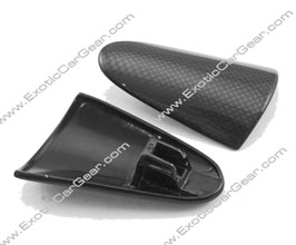 Exotic Car Gear Exterior Door Handles V2 (Dry Carbon Fiber) for Ferrari 458