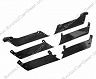 Exotic Car Gear Front Fender Winglets (Dry Carbon Fiber)