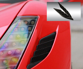 Novitec Front Bumper Ventilation Louvers (FRP) for Ferrari 458