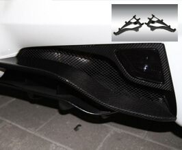 Novitec Rear Fog Light Covers (Carbon Fiber) for Ferrari 458