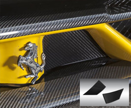 Novitec Front Bumper Flap Covers (Carbon Fiber) for Ferrari 458