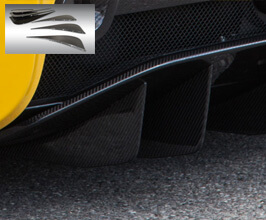 Novitec Fins for Rear Diffuser (Carbon Fiber) for Ferrari 458