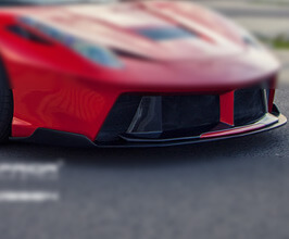 PRIOR Design PD458 Front Spoiler Lip (FRP) for Ferrari 458