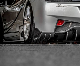 ROWEN World Platinum Aero Rear Side Spats for Ferrari 458 Italia