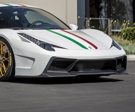 Vorsteiner 458-VX Aero Front Bumper with Lip Spoiler (Dry Carbon Fiber) for Ferrari 458