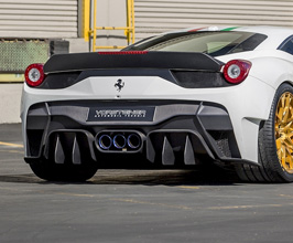 Vorsteiner 458-VX Aero Rear Bumper with Diffuser (Dry Carbon Fiber) for Ferrari 458