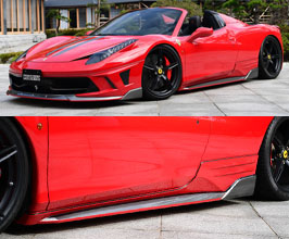 NOBLESSE Aero Half Spoiler Kit (ABS) for Ferrari 458 Italia / Spider