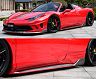 NOBLESSE Aero Half Spoiler Kit (ABS) for Ferrari 458 Italia / Spider