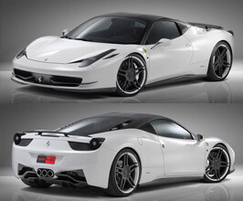 Novitec Aerodynamic Lip Kit with Rear Diffuser (FRP with Carbon Fiber) for Ferrari 458