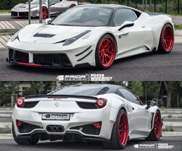 PRIOR Design PD458WB Aerodynamic Widebody Kit (FRP) for Ferrari 458 Italia