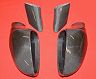 Exotic Car Gear Side Mirror Housings with Bases V2 (Dry Carbon Fiber)