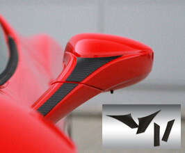 Novitec Mirror Inserts (Carbon Fiber) for Ferrari 458