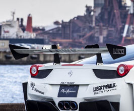 Liberty Walk LB Silhouette Works GT Rear Wing with Swan Neck for Ferrari 458