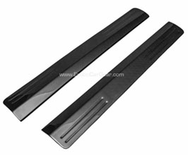 Exotic Car Gear Door Sills - No Logo (Dry Carbon Fiber) for Ferrari 458