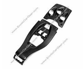 Exotic Car Gear Center Console Start Panel and F1 Panel Set (Dry Carbon Fiber) for Ferrari 458