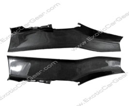 Exotic Car Gear Inner Door Card Inserts (Dry Carbon Fiber) for Ferrari 458 Italia / Spider / Speciale / Aperta
